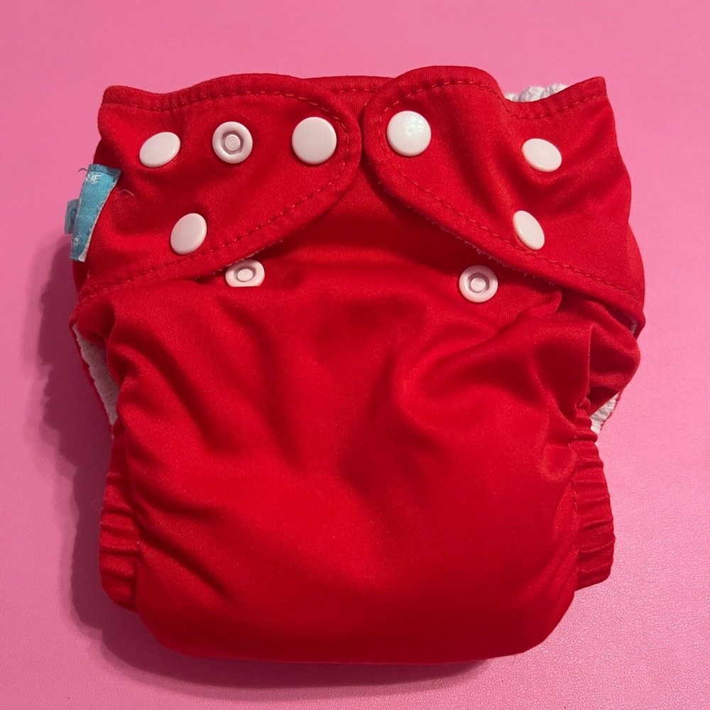 Charlie Banana Vibrant Red Pocket Diaper Cover